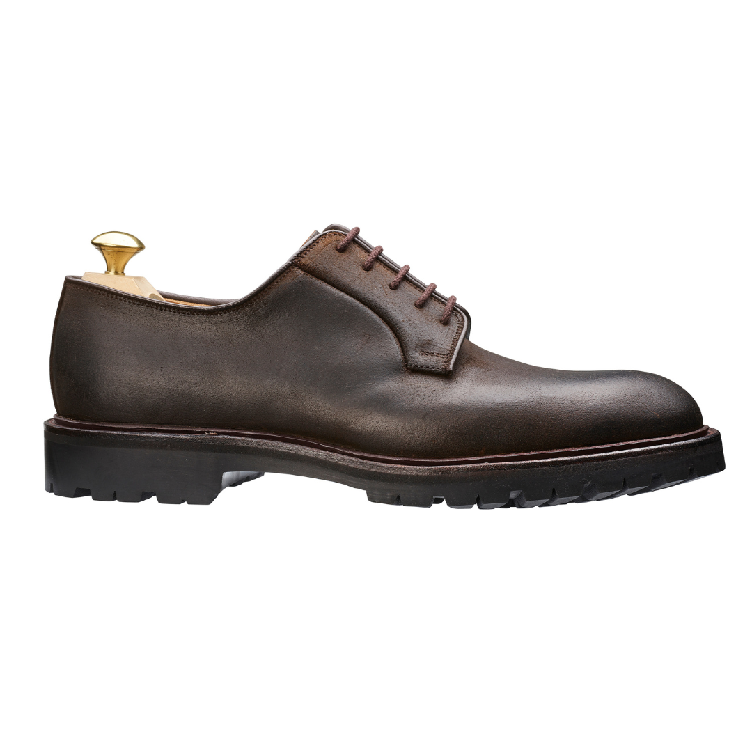 Crockett & Jones | Lanark 3 | Dark Brown Rough-Out Suede