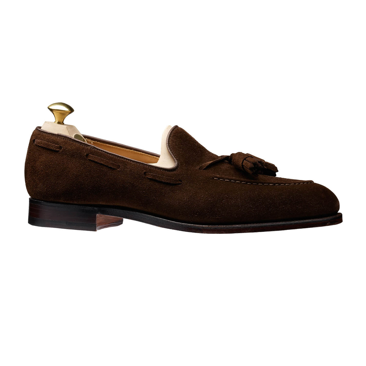 Crockett & Jones | Cavendish | Dark Brown Calf Suede