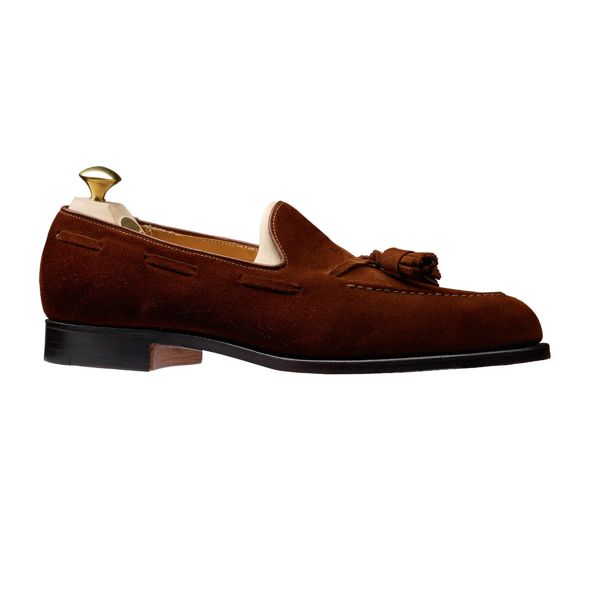 Crockett & Jones | Cavendish | Polo Brown Calf Suede