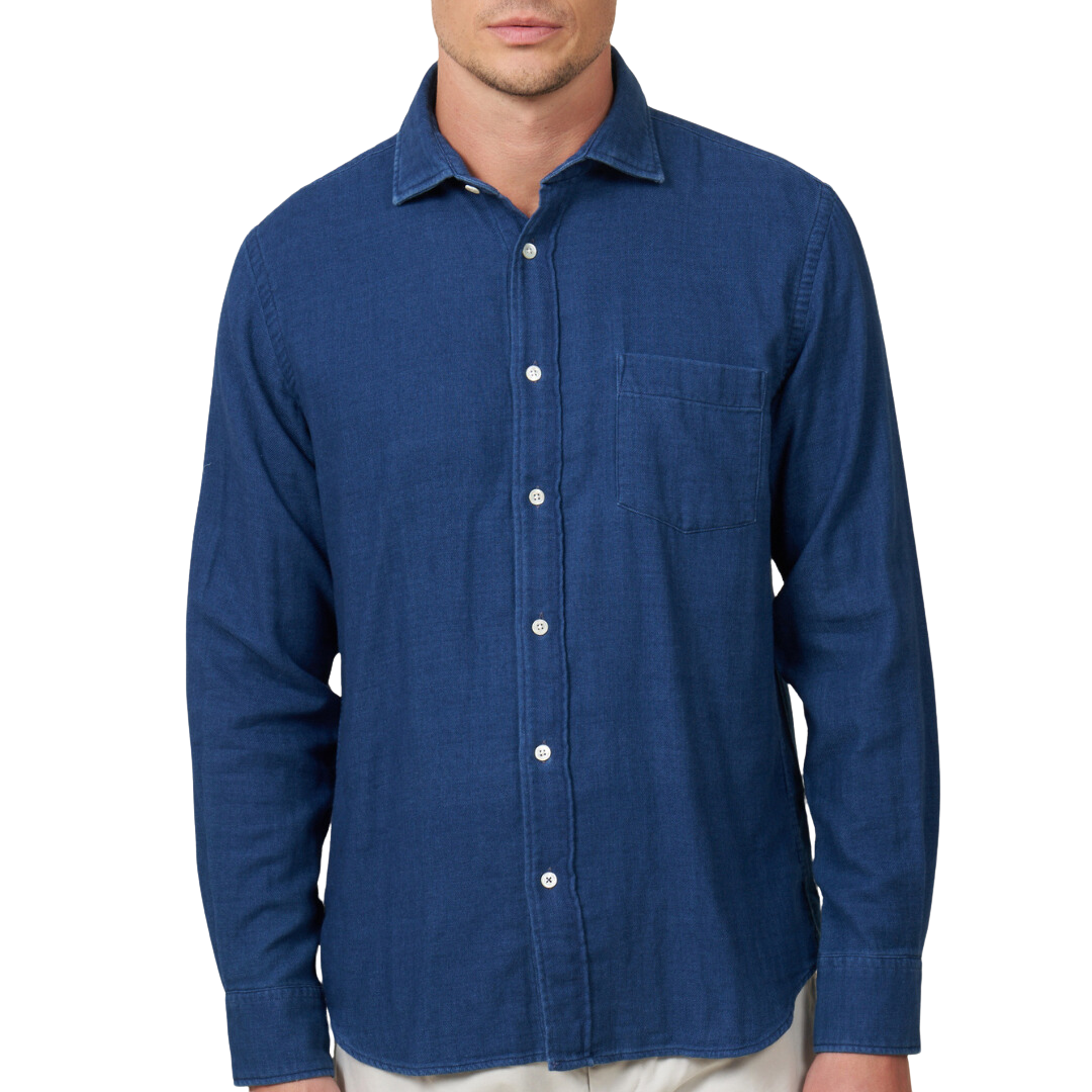 Hartford |  Casual Shirt Paul | Indigo