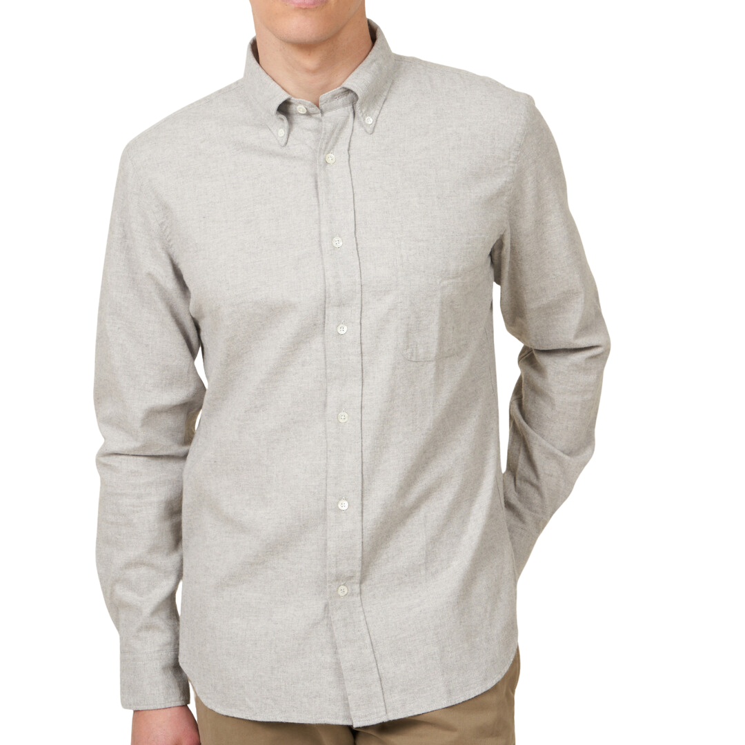 Hartford |  Casual Shirt Paul | Natural Flannel